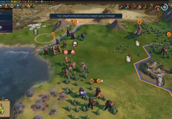 civ 6 kill a unit with a quadreme